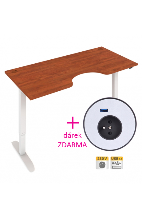 HOBIS výškově stavitelný stůl Motion Ergo MSE 2 1600 x 900 mm